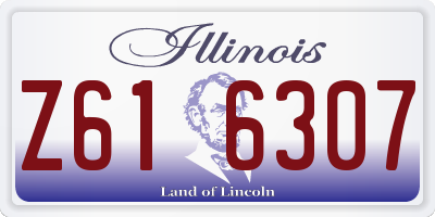 IL license plate Z616307