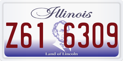 IL license plate Z616309