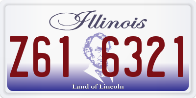 IL license plate Z616321