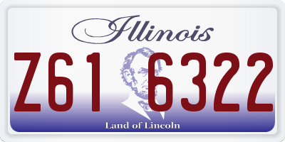 IL license plate Z616322