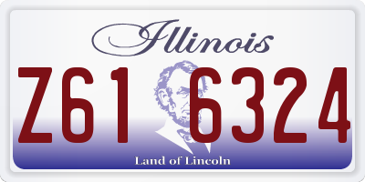 IL license plate Z616324