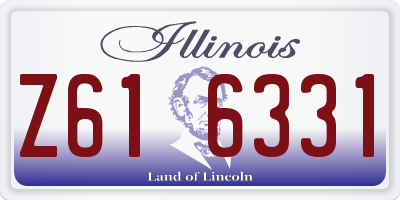IL license plate Z616331