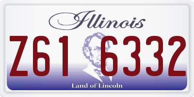 IL license plate Z616332