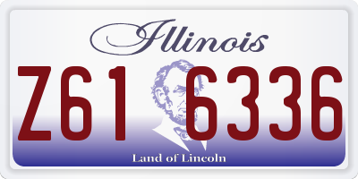 IL license plate Z616336