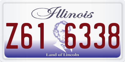 IL license plate Z616338