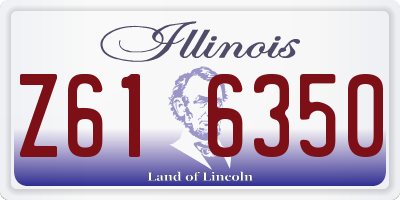 IL license plate Z616350
