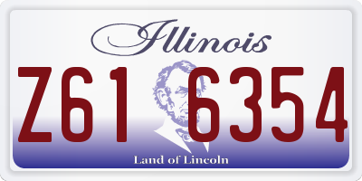 IL license plate Z616354