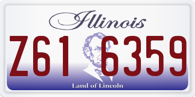 IL license plate Z616359