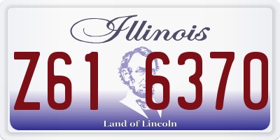 IL license plate Z616370
