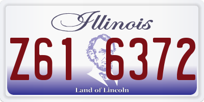 IL license plate Z616372