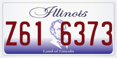 IL license plate Z616373