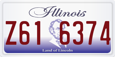 IL license plate Z616374