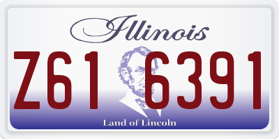 IL license plate Z616391