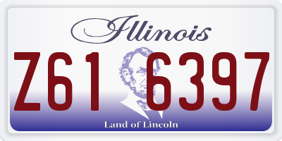 IL license plate Z616397