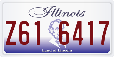 IL license plate Z616417