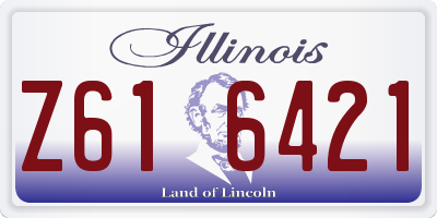 IL license plate Z616421