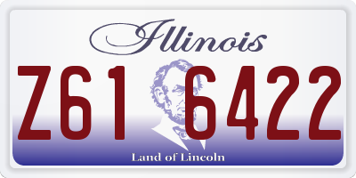 IL license plate Z616422