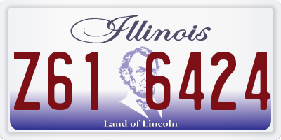 IL license plate Z616424