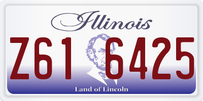IL license plate Z616425