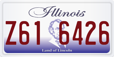 IL license plate Z616426