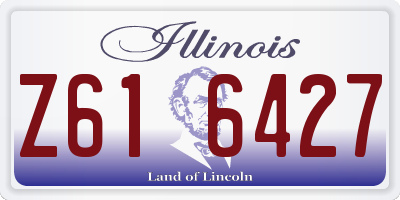 IL license plate Z616427