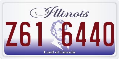 IL license plate Z616440
