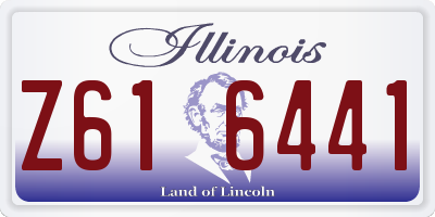 IL license plate Z616441