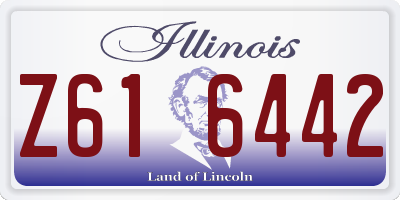 IL license plate Z616442