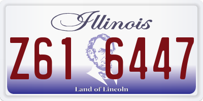 IL license plate Z616447