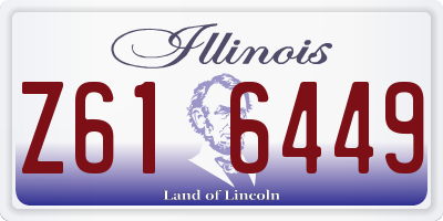 IL license plate Z616449