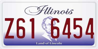 IL license plate Z616454