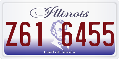 IL license plate Z616455