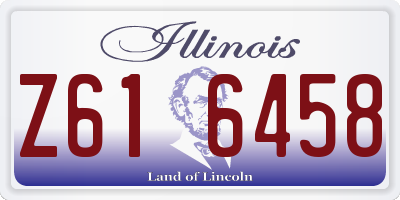 IL license plate Z616458