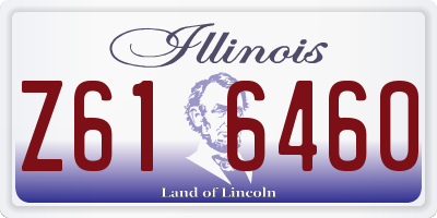 IL license plate Z616460