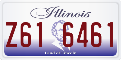 IL license plate Z616461