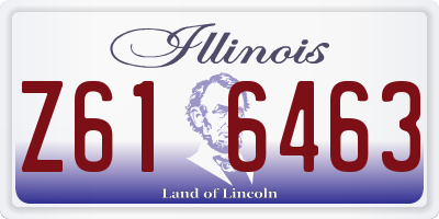 IL license plate Z616463