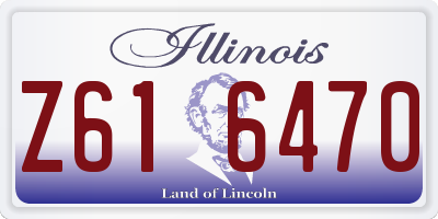 IL license plate Z616470