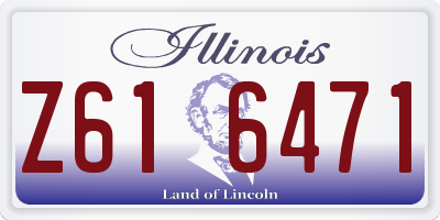 IL license plate Z616471