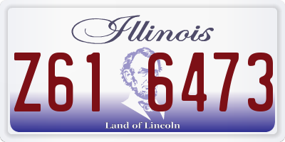 IL license plate Z616473