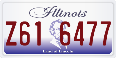 IL license plate Z616477