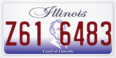 IL license plate Z616483