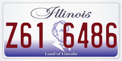IL license plate Z616486