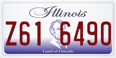 IL license plate Z616490