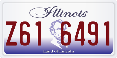 IL license plate Z616491