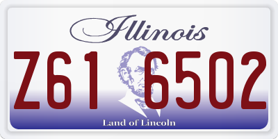 IL license plate Z616502
