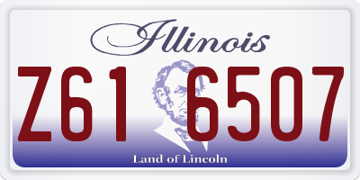 IL license plate Z616507