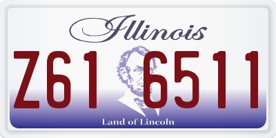IL license plate Z616511
