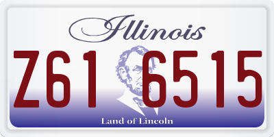 IL license plate Z616515
