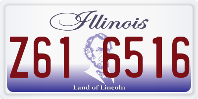 IL license plate Z616516