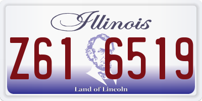 IL license plate Z616519